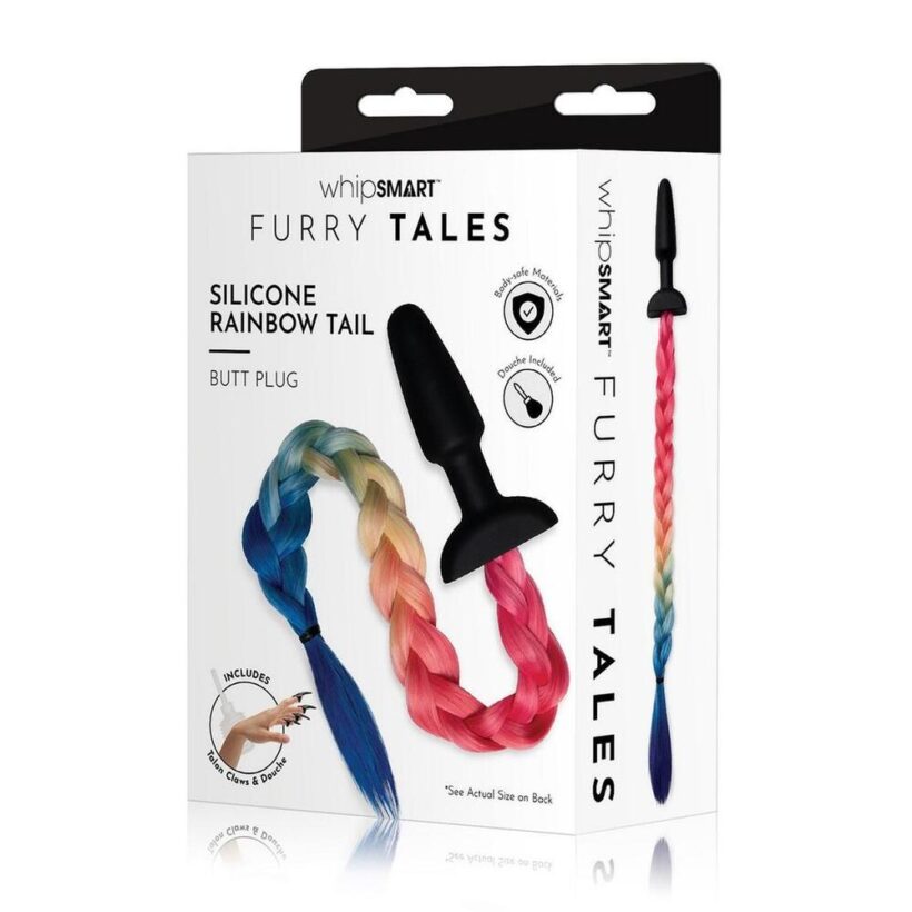 Furry Tales Rainbow Tail Butt Plug - Image 4