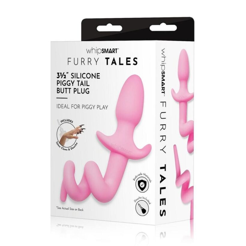 Furry Tales Silicone Piggy Tail Butt Plug - Image 3