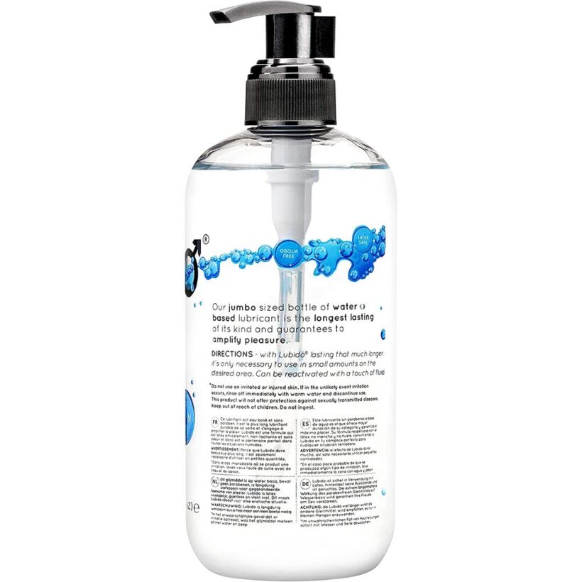 Lubido 500ml Paraben Free Water Based Lubricant - Image 2