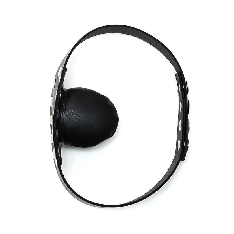 Leather Gag With Studs - Image 2