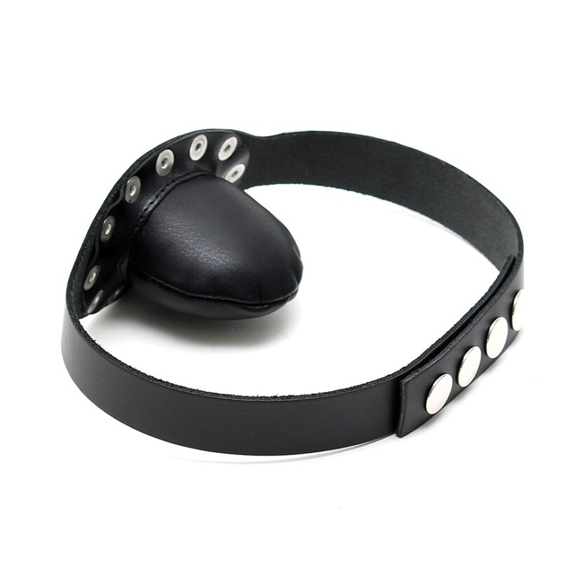 Leather Gag With Studs - Image 3