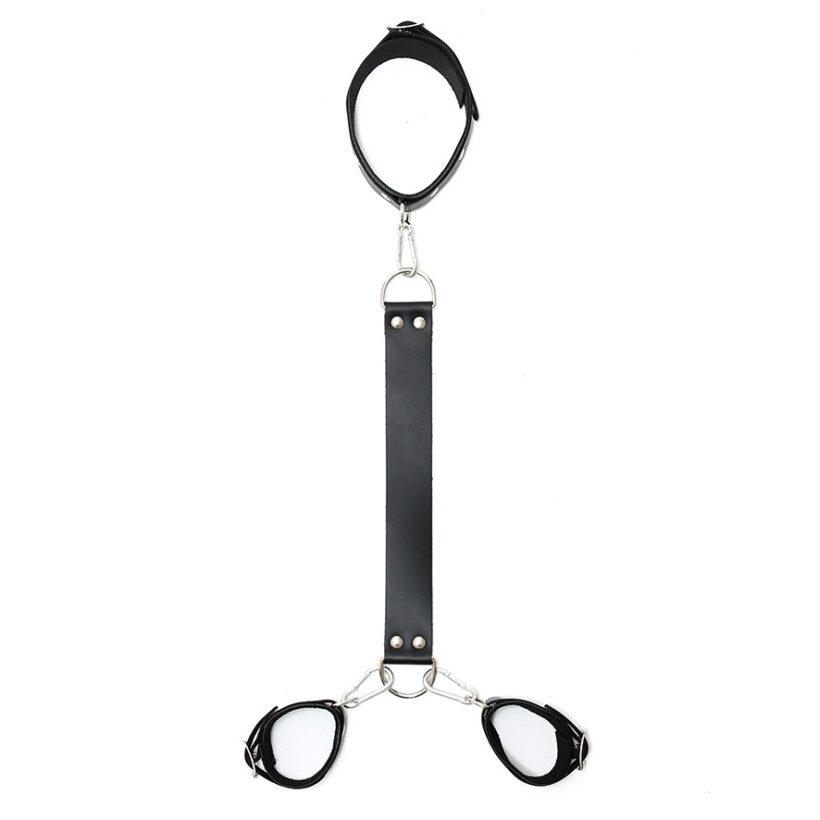 Leather Neck And Wrist Cuffs - Image 2