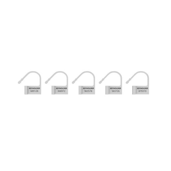 Man Cage White Spare Locks x5